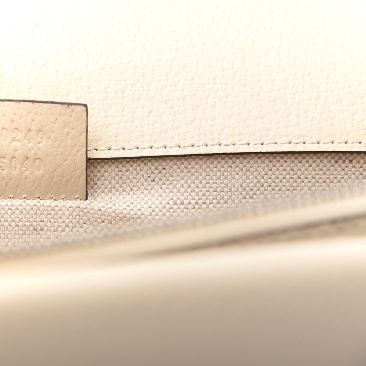 Gucci Textured Calfskin Crystal Small Dionysus Shoulder Bag Mystic White 7 of 9