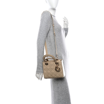 Christian Dior Patent Cannage Small Lady Dior Beige 2 of 10