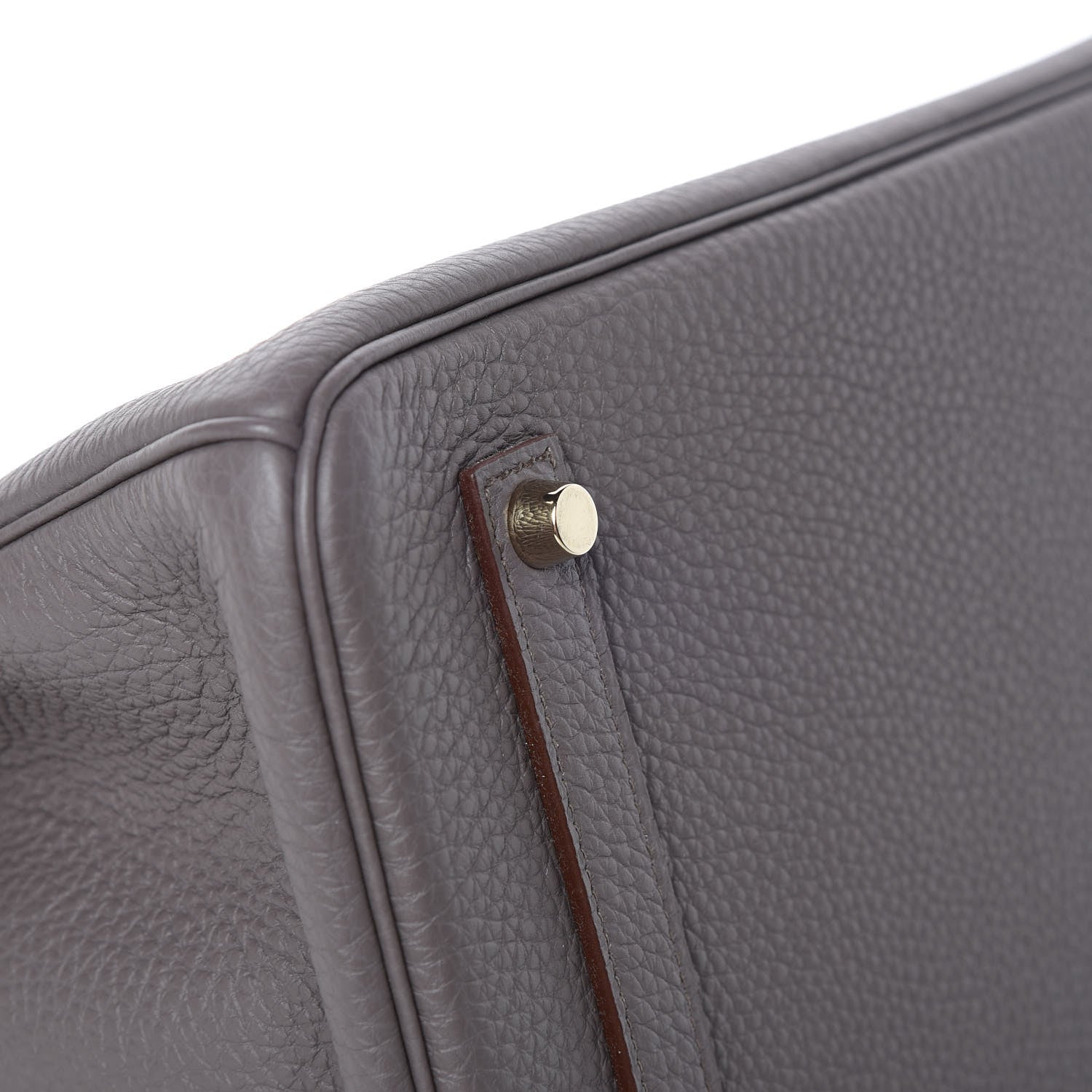 Hermes Togo Birkin 35 Etain 14 of 44