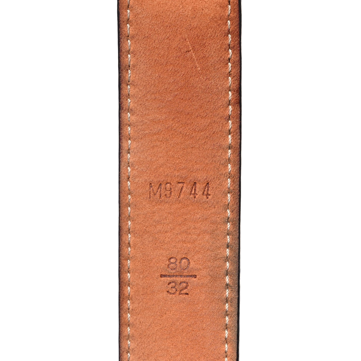 Louis Vuitton Damier Ebene Mini 25mm Belt 80 32 5 of 10