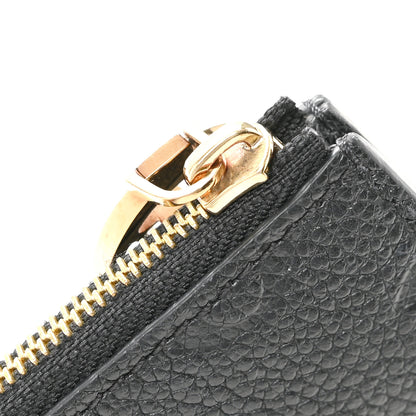 Louis Vuitton Empreinte Monogram Zipped Romy Card Holder Black 8 of 9