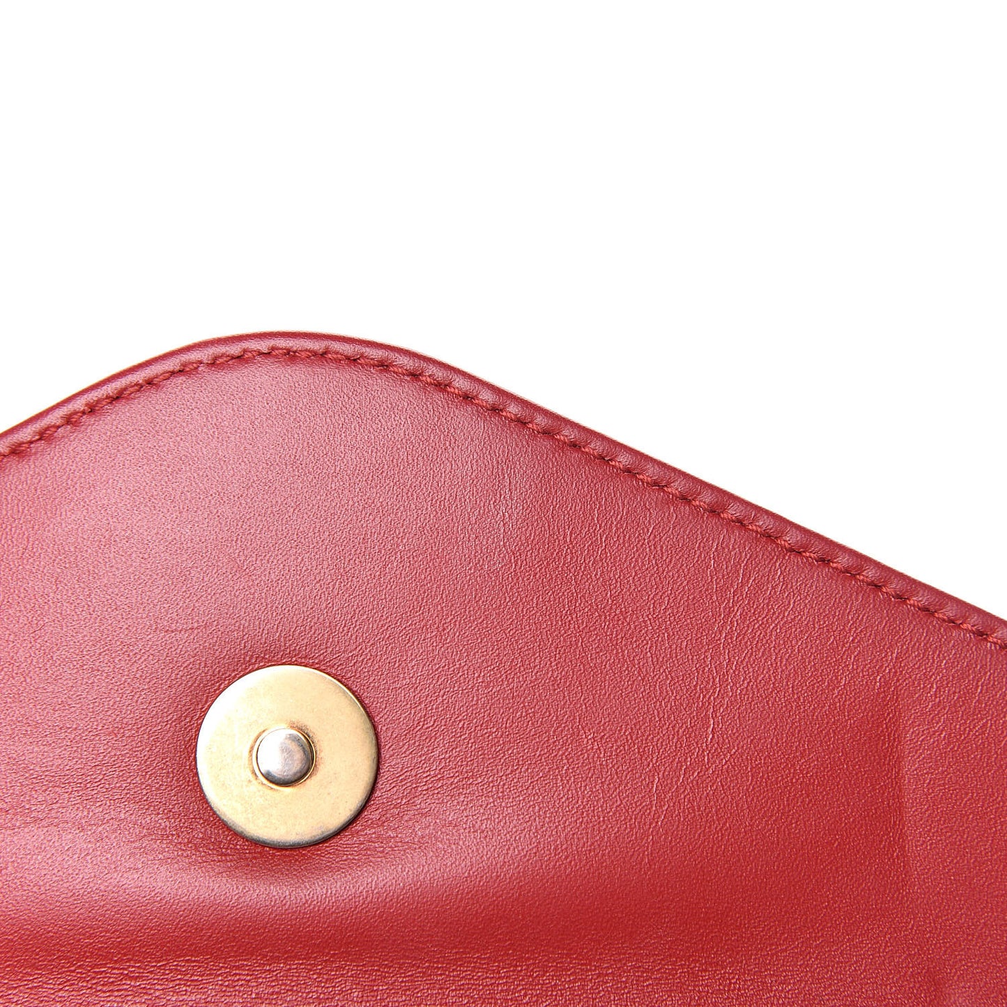 Nappa Pearl Studded Mini Queen Margaret Broadway Shoulder Bag Hibiscus Red