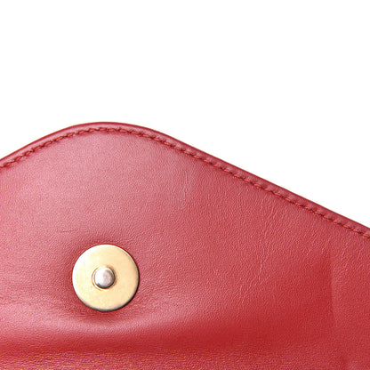 Gucci Nappa Pearl Studded Mini Queen Margaret Broadway Shoulder Bag Hibiscus Red 13 of 14