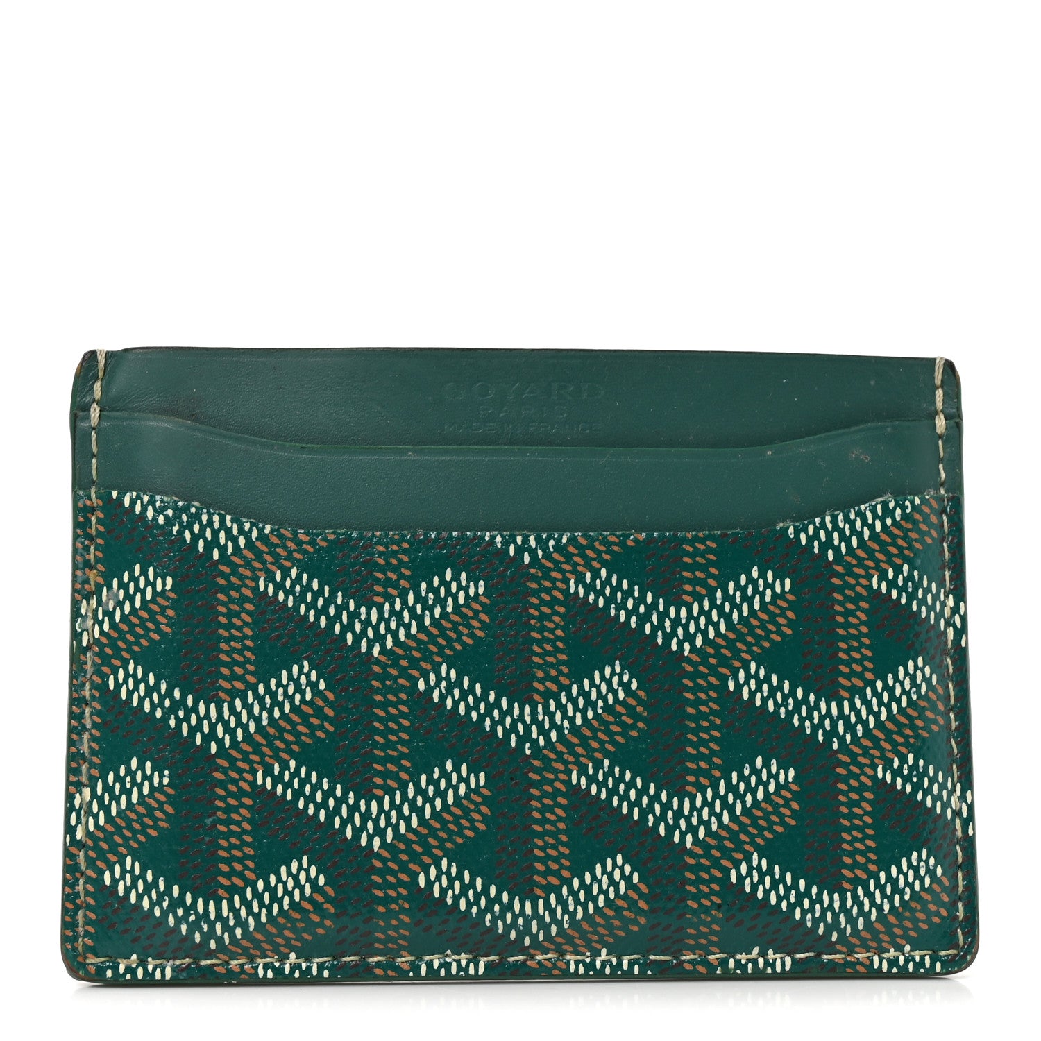 Goyard Goyardine Saint Sulpice Card Holder Green 1 of 7