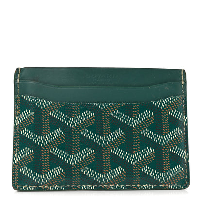 Goyard Goyardine Saint Sulpice Card Holder Green 1 of 7