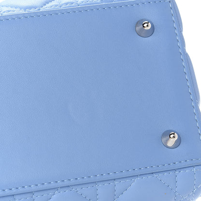 Christian Dior Lambskin Cannage Medium Lady Dior Light Blue 9 of 9
