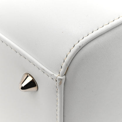 Christian Dior Calfskin Patch Embellished Medium Lady Dior White 11 of 14