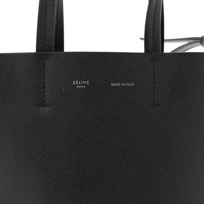 Celine Grained Calfskin Small Vertical Cabas Black 7 of 11