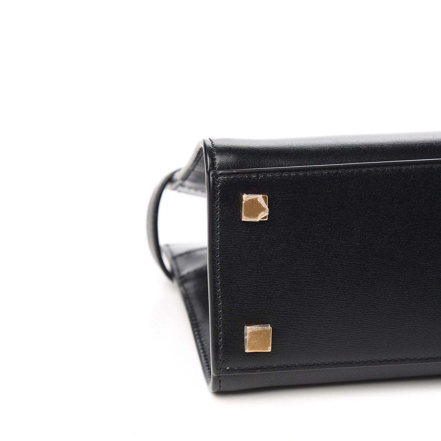 Smooth Calfskin Manhattan Nano Shopper Tote Black