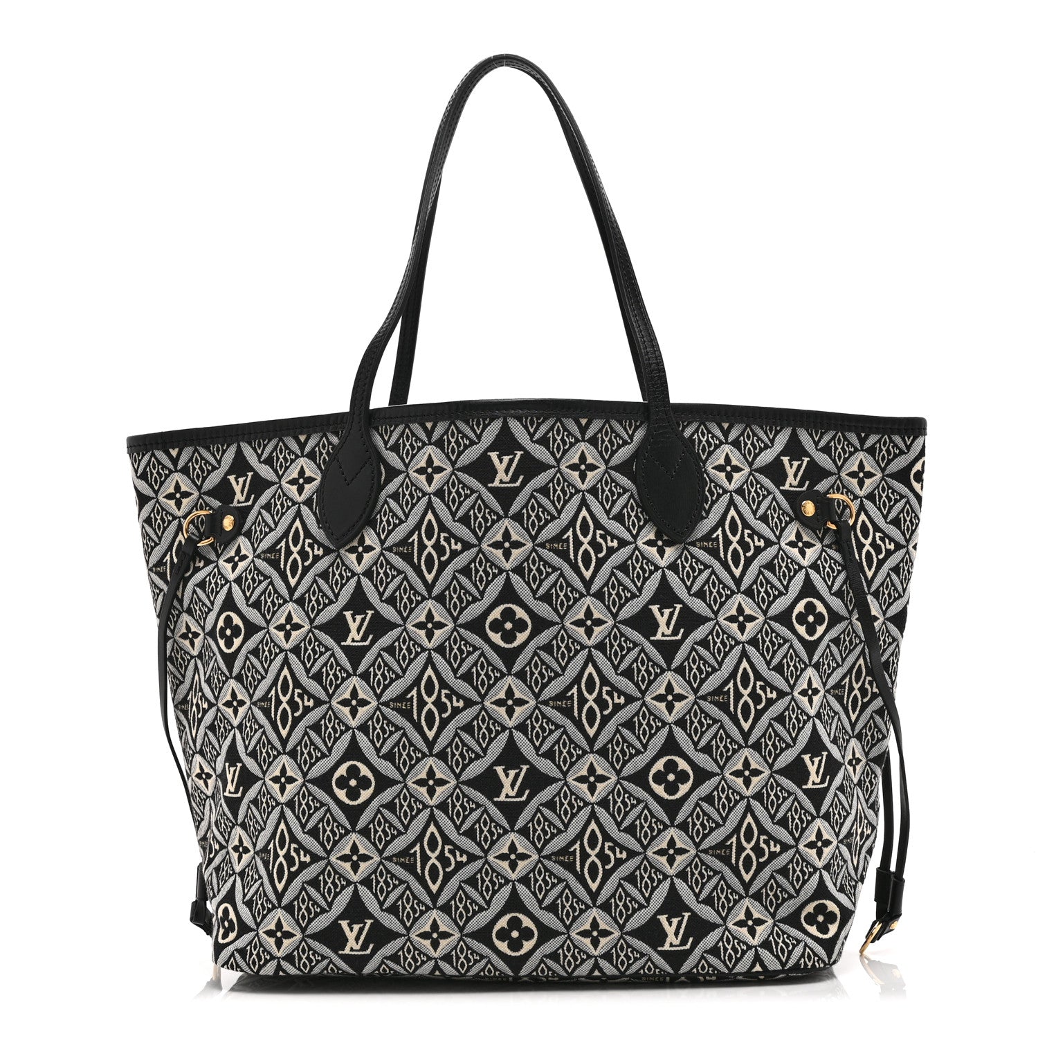 Louis Vuitton Jacquard Since 1854 Neverfull MM Grey 1 of 11