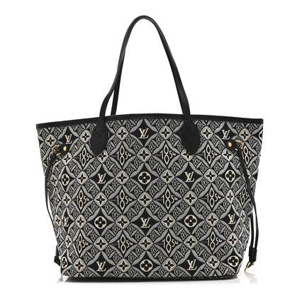 Louis Vuitton Jacquard Since 1854 Neverfull MM Grey 1 of 11