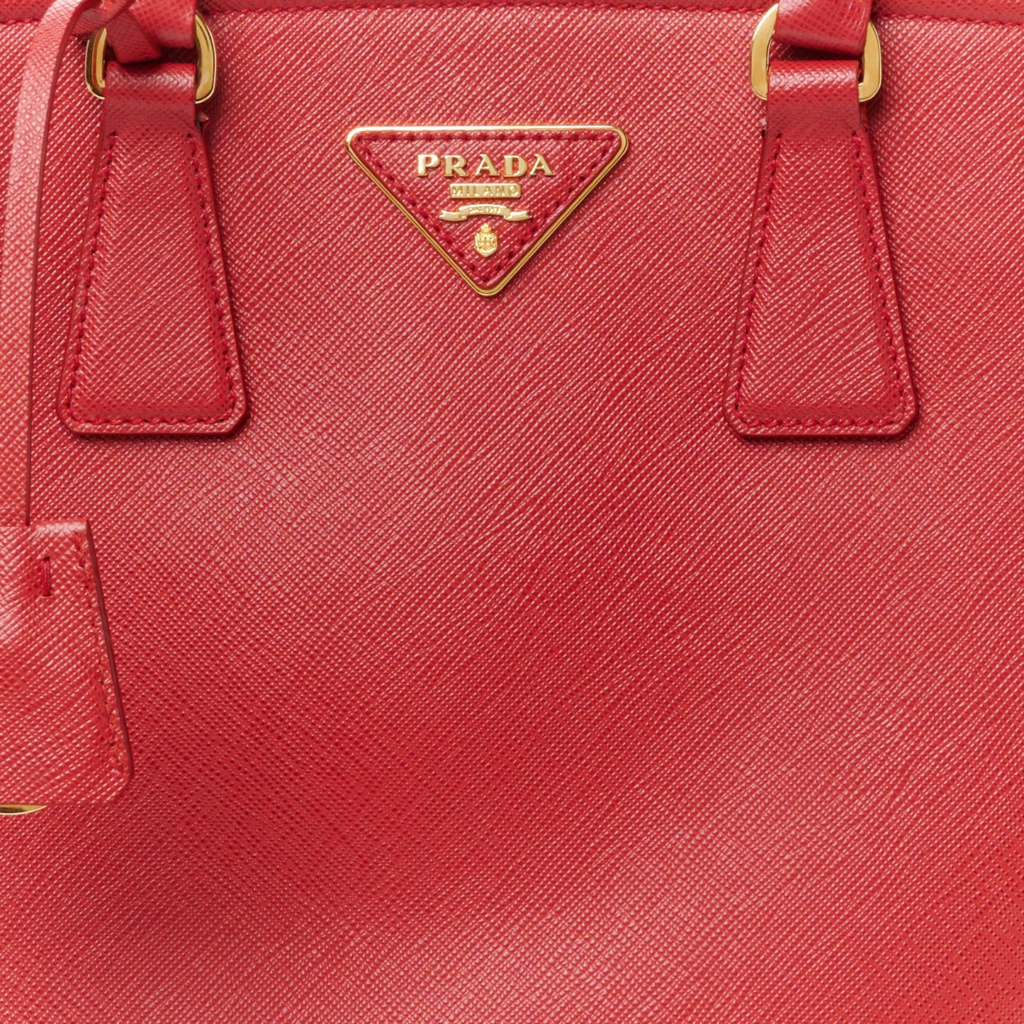 Saffiano Lux Parabole Tote Fuoco