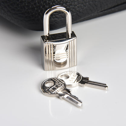 Hermes Taurillon Clemence Picotin Lock 22 MM Black 8 of 8