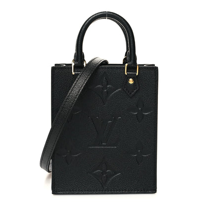 Louis Vuitton Empreinte Monogram Giant Petit Sac Plat Black 1 of 10