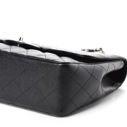 Chanel Caviar Quilted Jumbo Single Flap Black 7 of 11