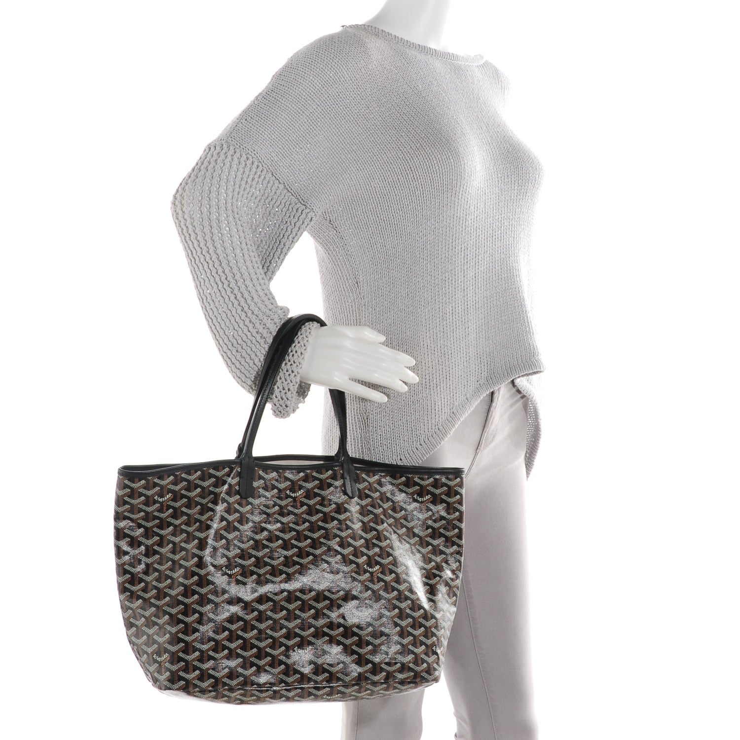 Goyard Goyardine Saint Louis PM Black 2 of 8