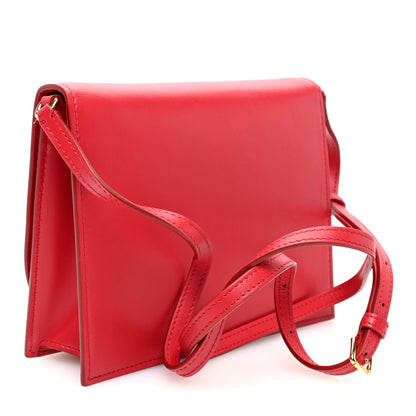 Dolce & Gabbana Calfskin DG Logo Flap Crossbody Bag Red 3 of 10
