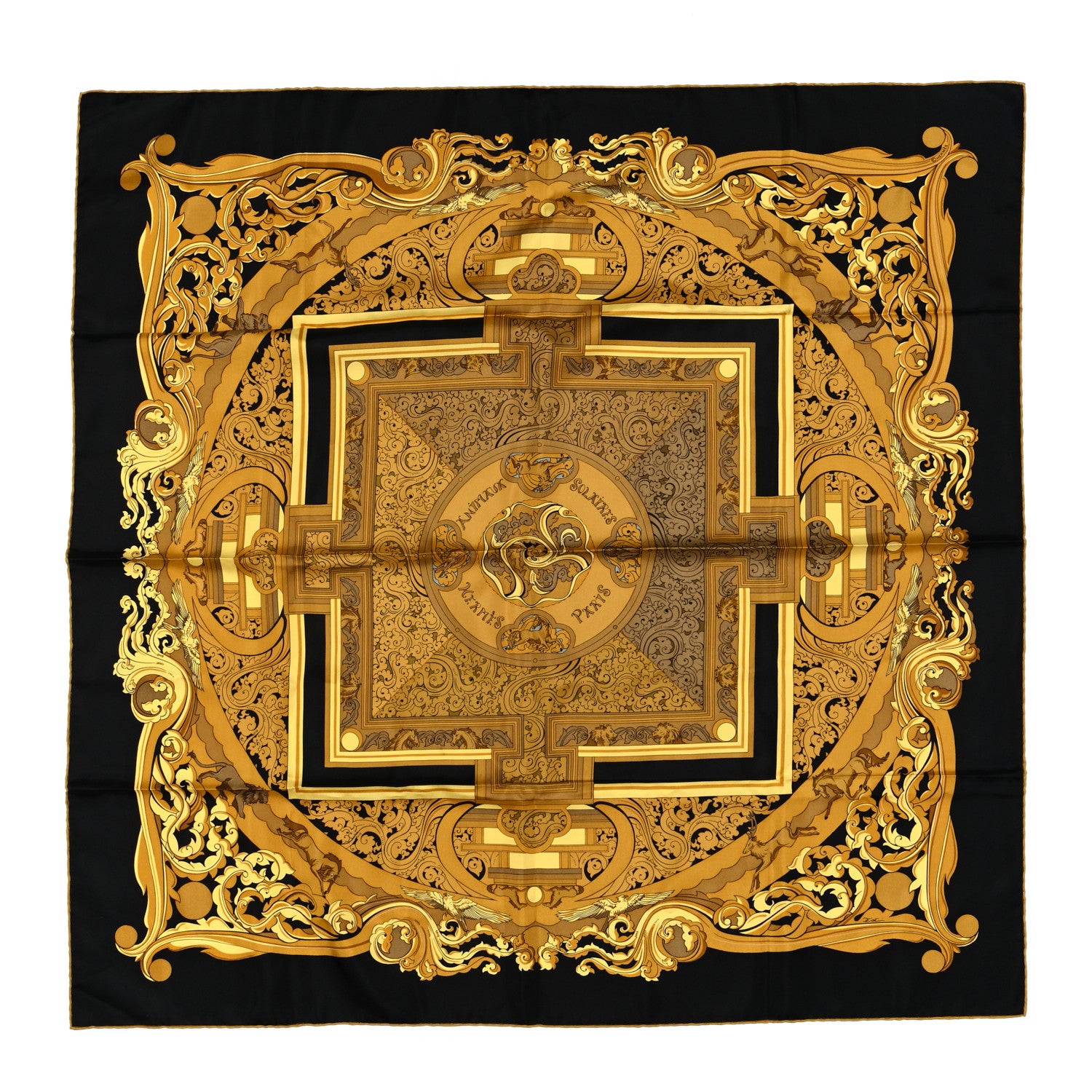 Hermes Silk Animaux Solaires Scarf 90 1 of 4