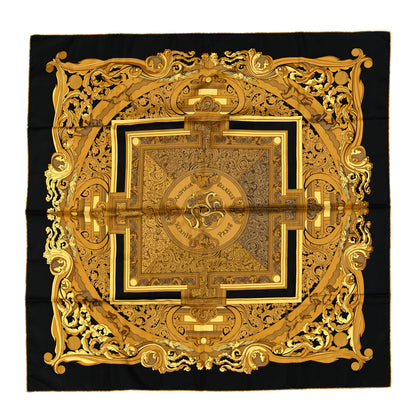 Hermes Silk Animaux Solaires Scarf 90 1 of 4