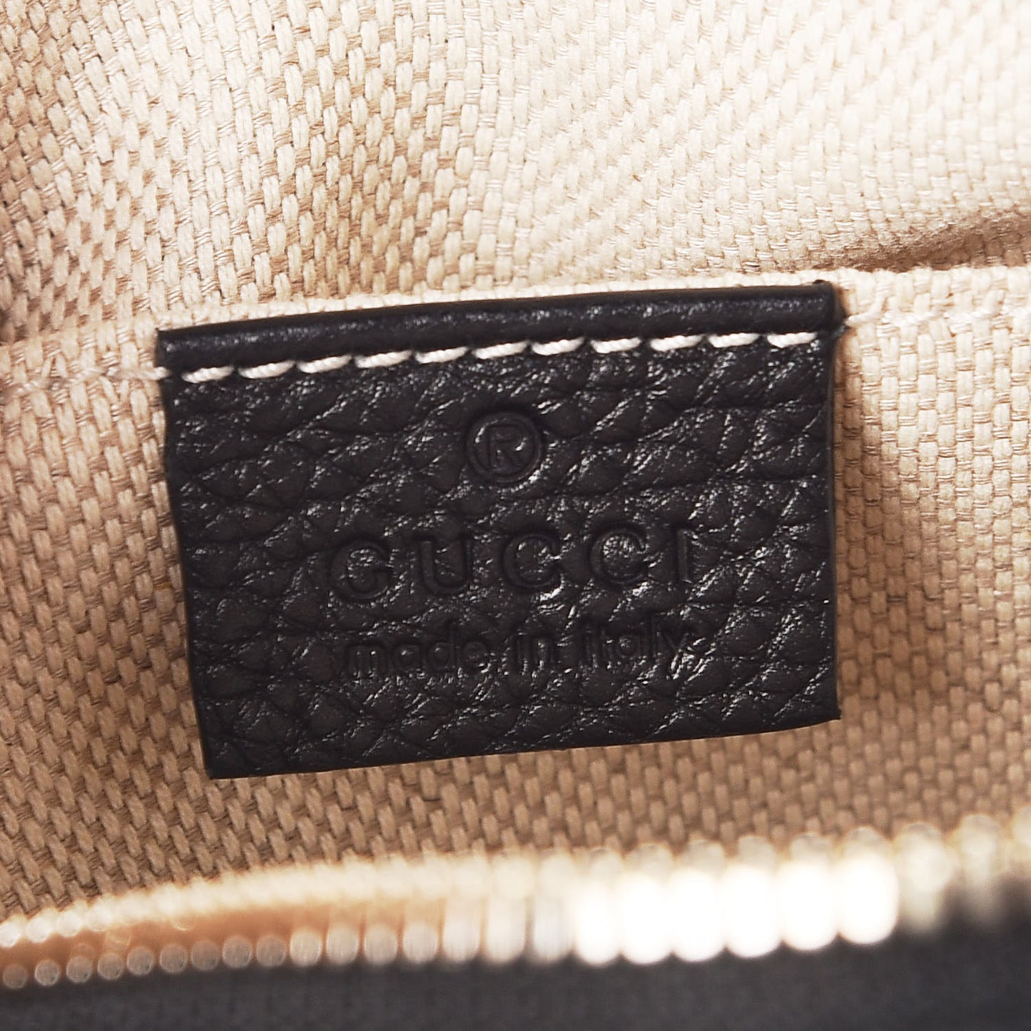 Pebbled Calfskin Small Soho Disco Bag Black