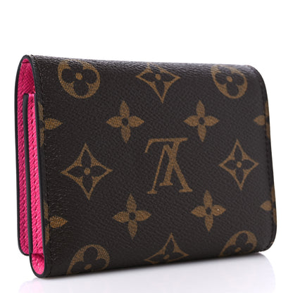 Louis Vuitton Monogram 2022 Christmas Animation Seoul Victorine Wallet Fuchsia Fuchsia 3 of 7