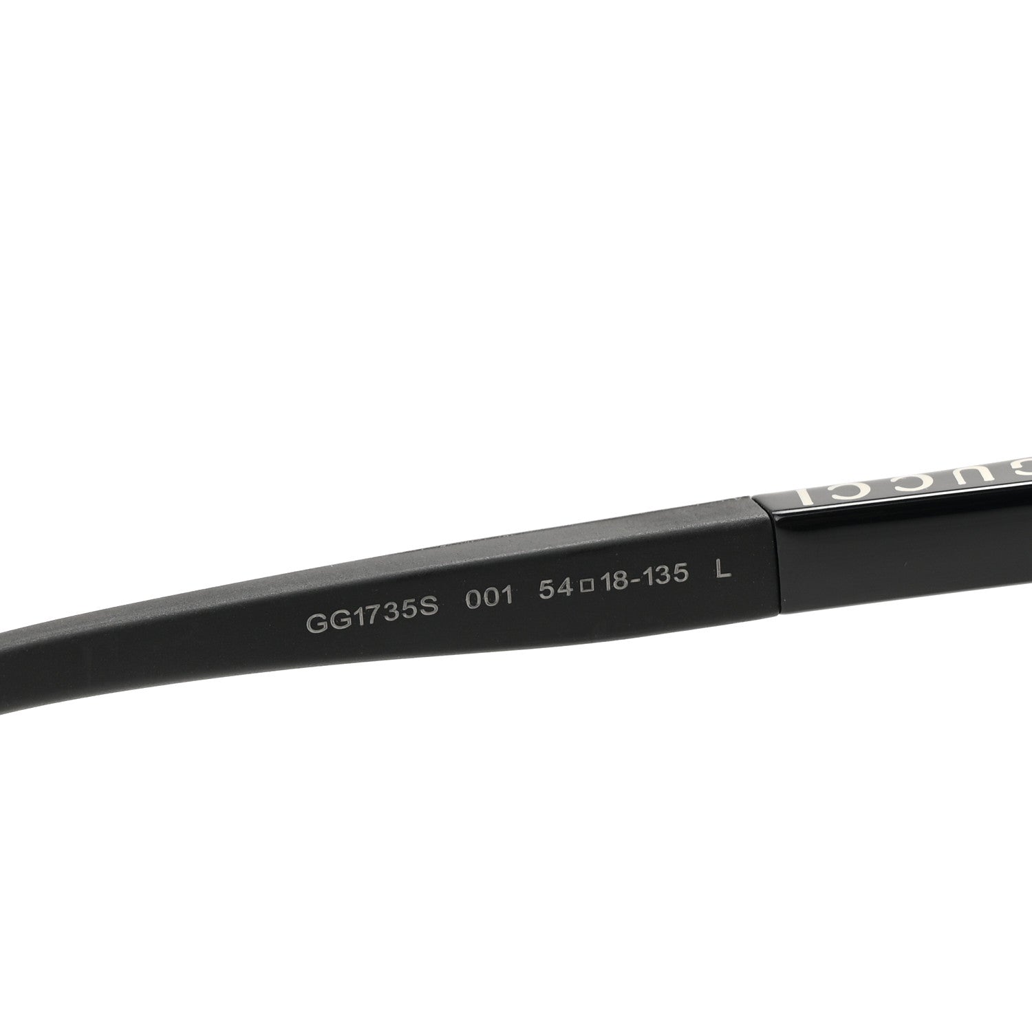 Gucci Acetate Rectangular Web Sunglasses GG1735S Black 5 of 8