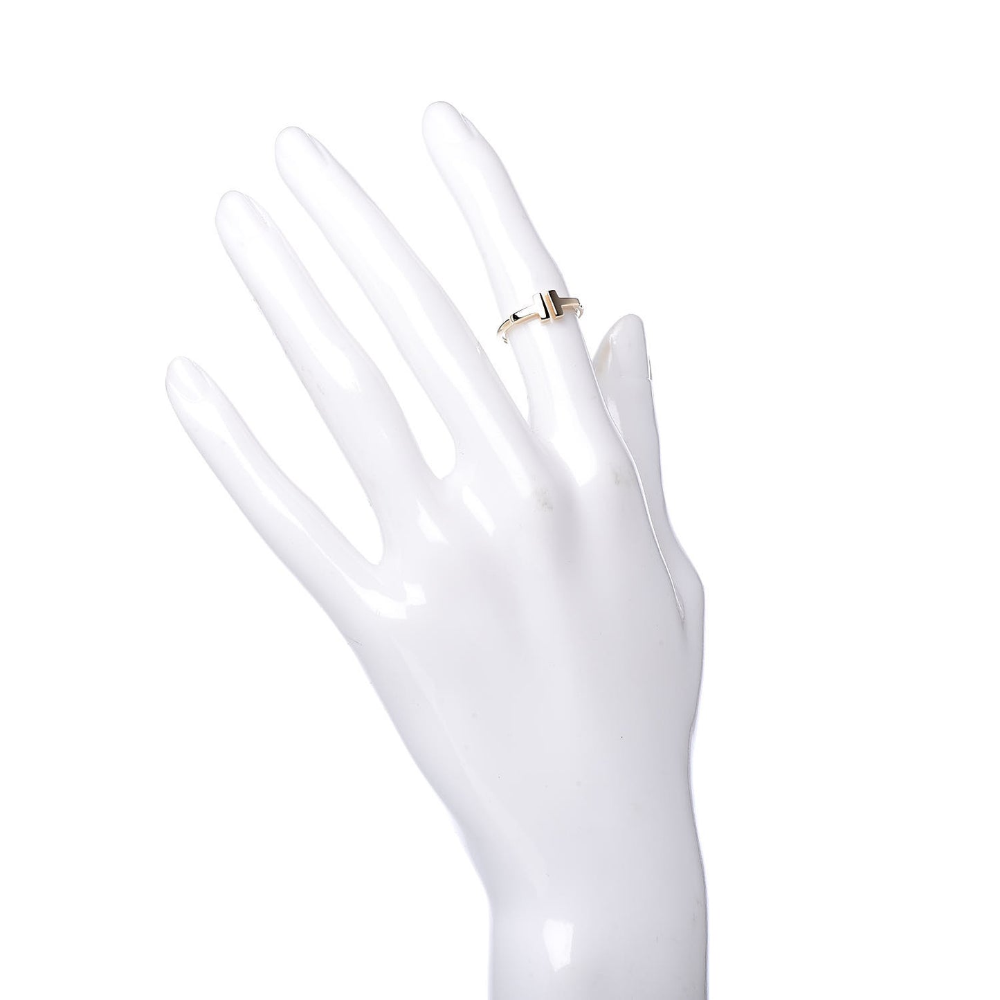 18K Yellow Gold T Wire Ring 48 4.5