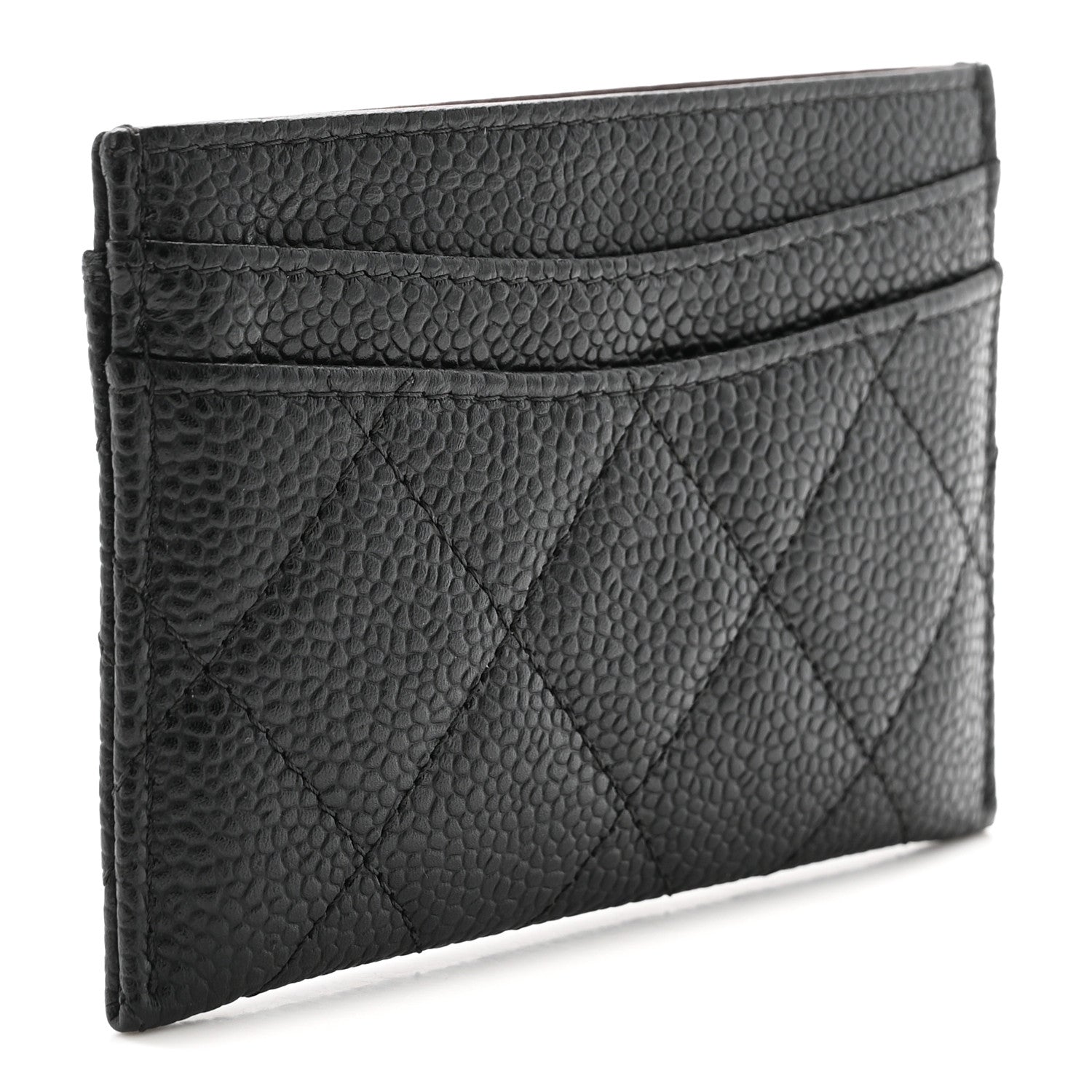 Chanel Caviar Quilted Card Holder Black 3 of 8