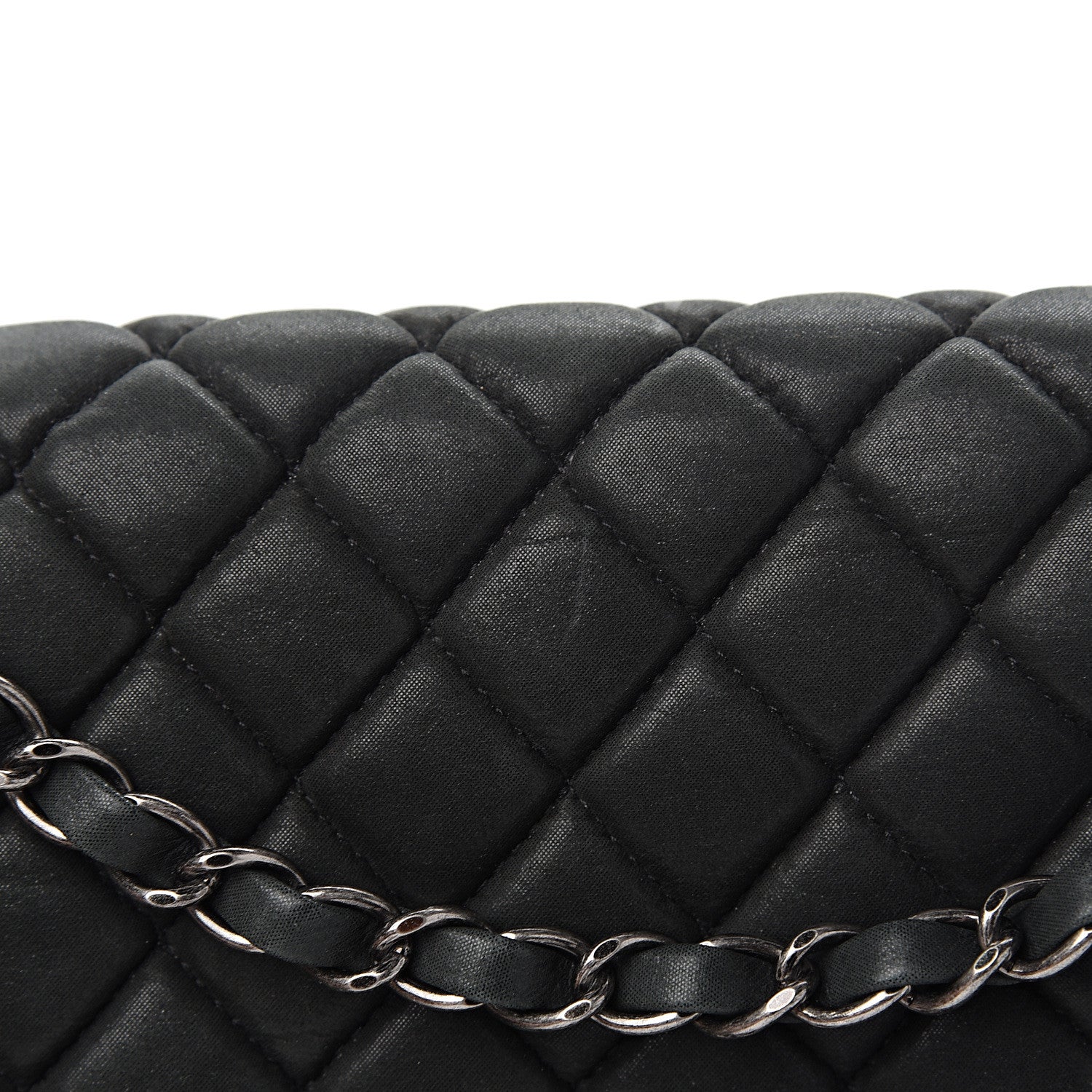 Chanel Iridescent Calfskin Small New Bubble Quilt Flap Black 10 of 10