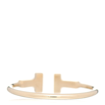 Tiffany 18K Yellow Gold Diamond T Wire Ring 63 10.5 4 of 6