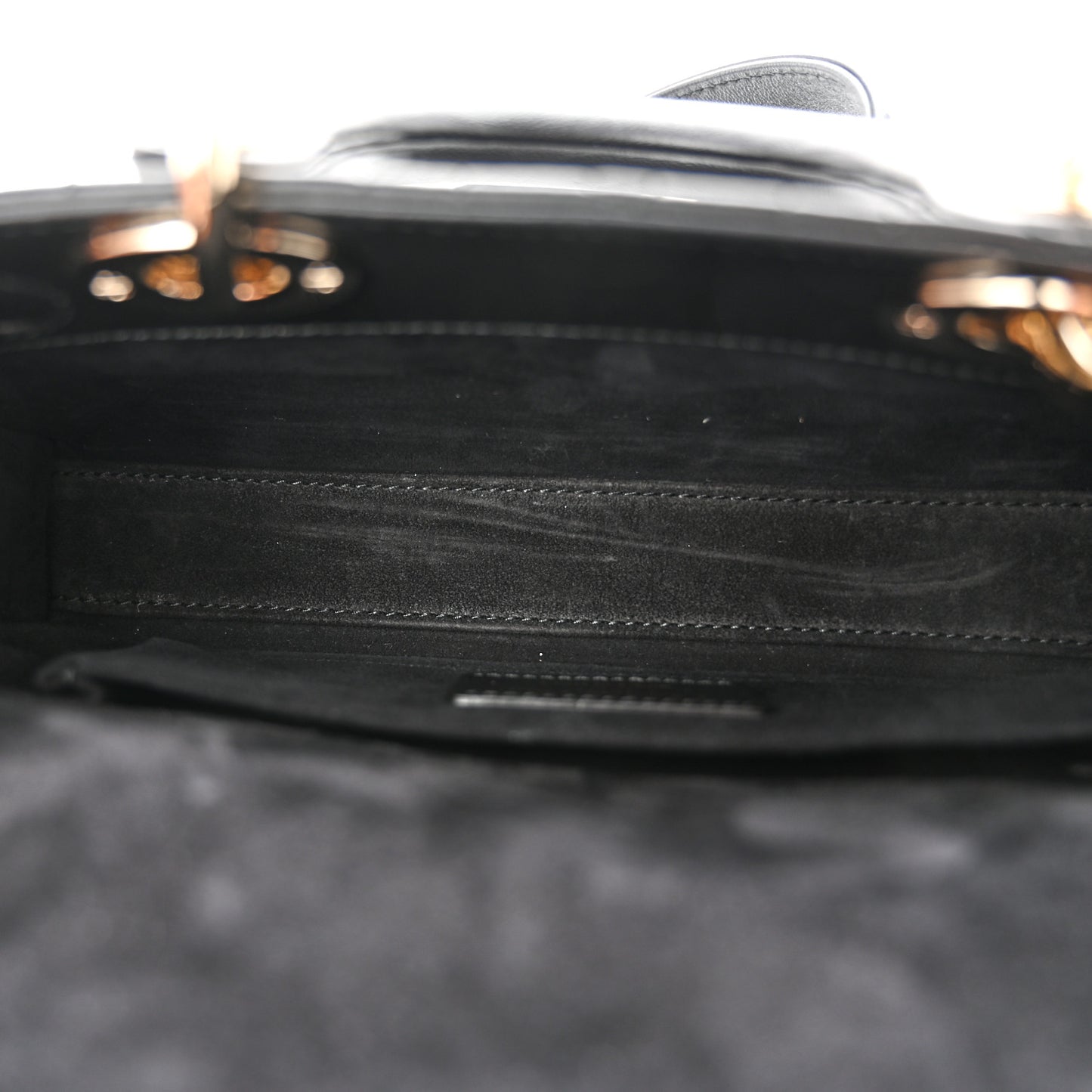 Lambskin Cannage Small Lady D-Joy Black
