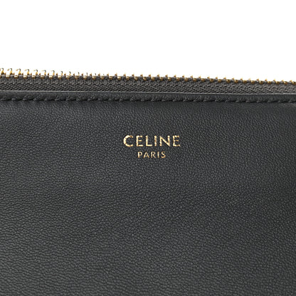 Celine Lambskin Small Trio Crossbody Bag Medium Grey 7 of 9