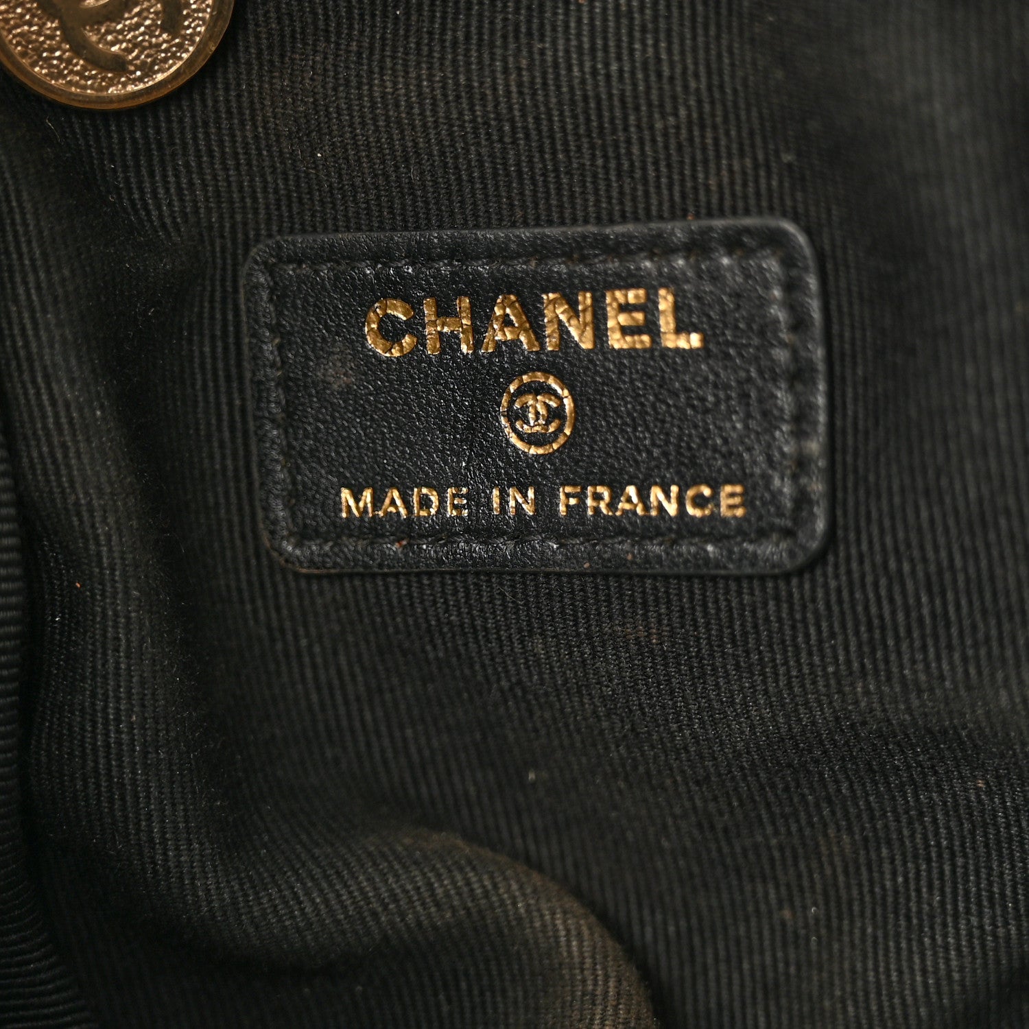 Chanel Lambskin Quilted Cube Chain Wristlet Case Black 6 of 12