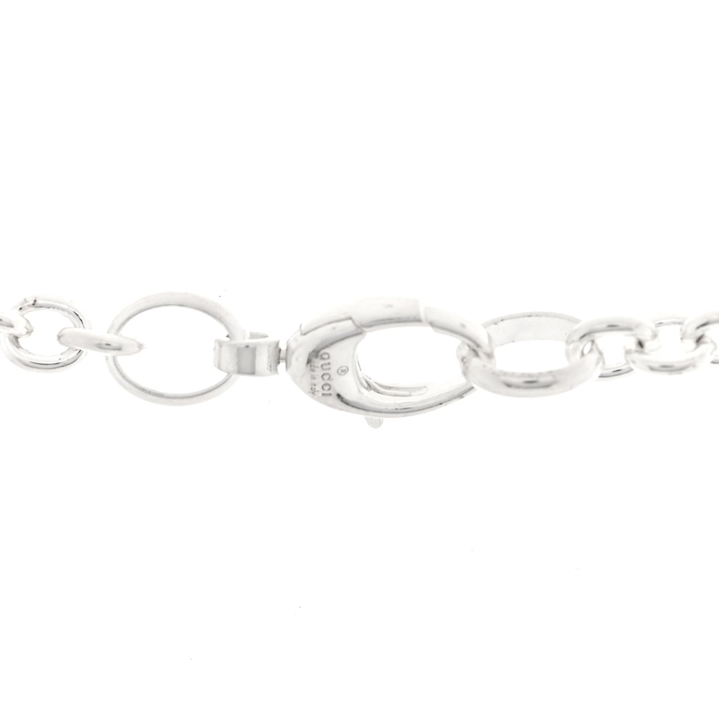 Sterling Silver Britt Interlocking GG Pendant Necklace