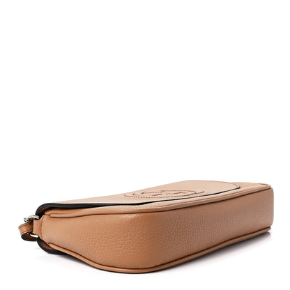 Gucci Pebbled Calfskin Medium Soho Flap Crossbody Camelia 4 of 12