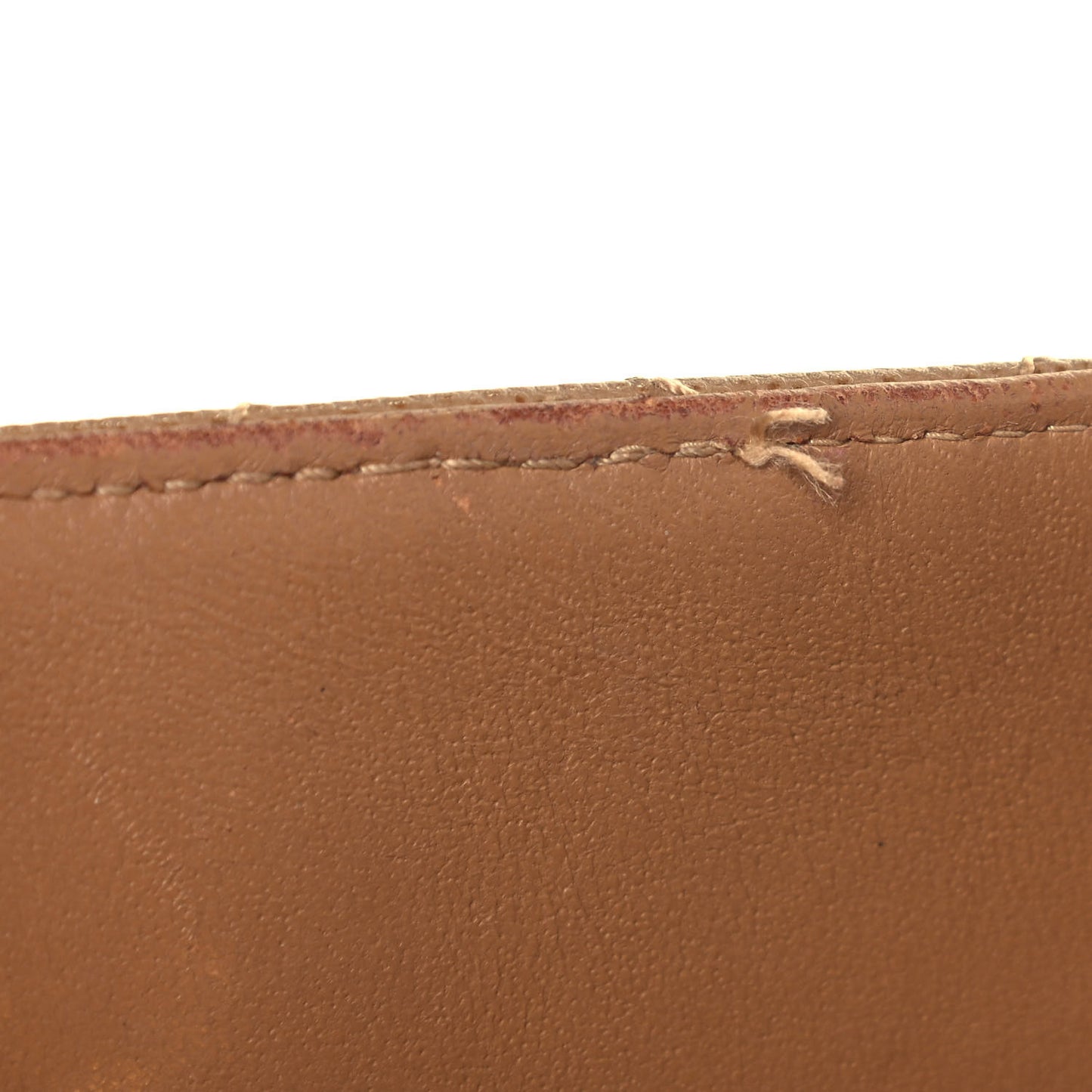 Caviar Stitched Medium Flap Beige