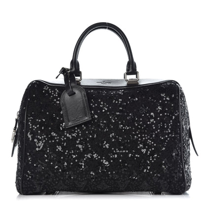 Louis Vuitton Sequin Monogram Sunshine Express Speedy Black 1 of 13