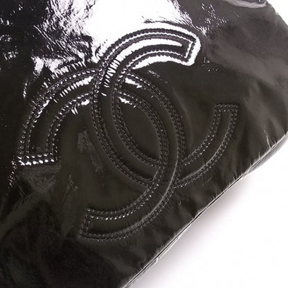 Chanel Vinyl The Rock and Chain Flap Black 5 of 12