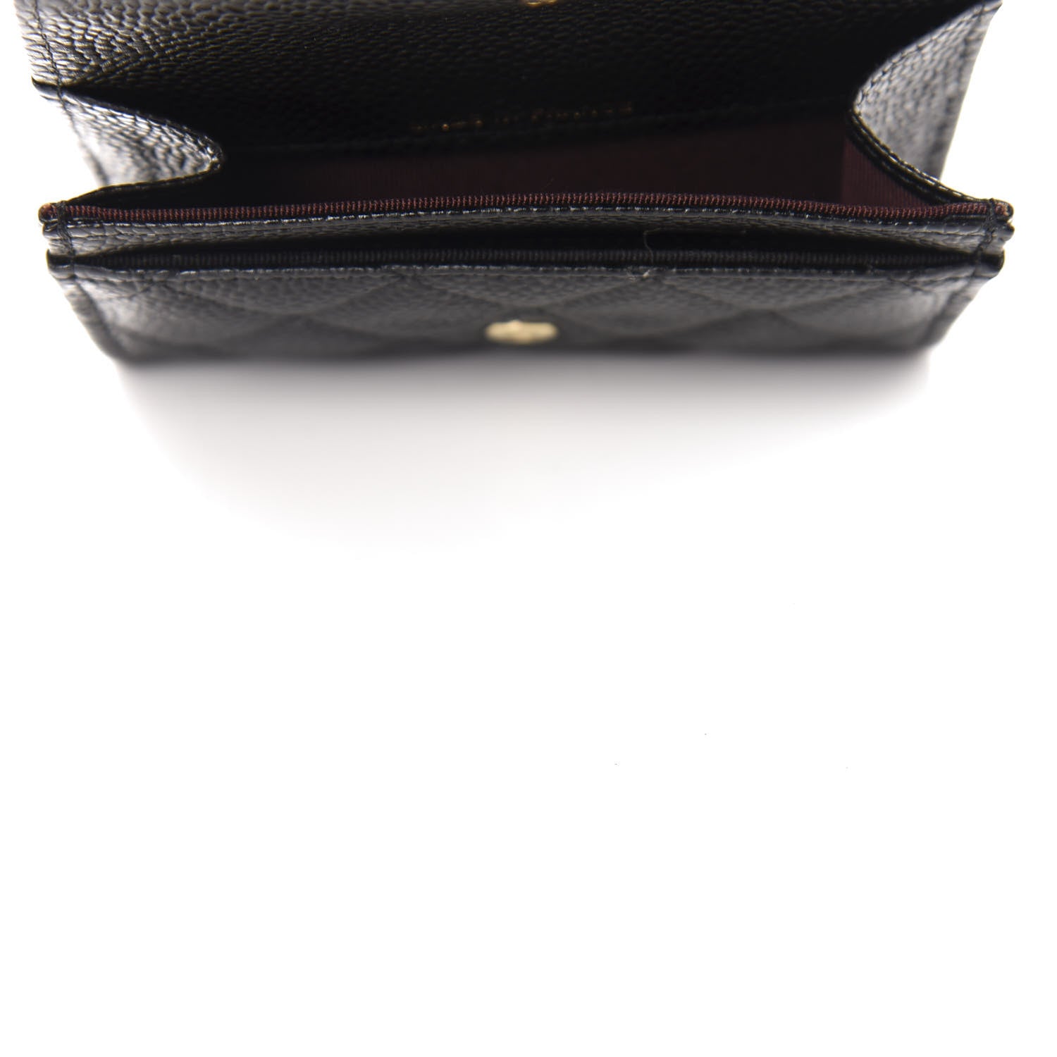 Chanel Caviar Quilted Flap Card Holder Black 5 of 9