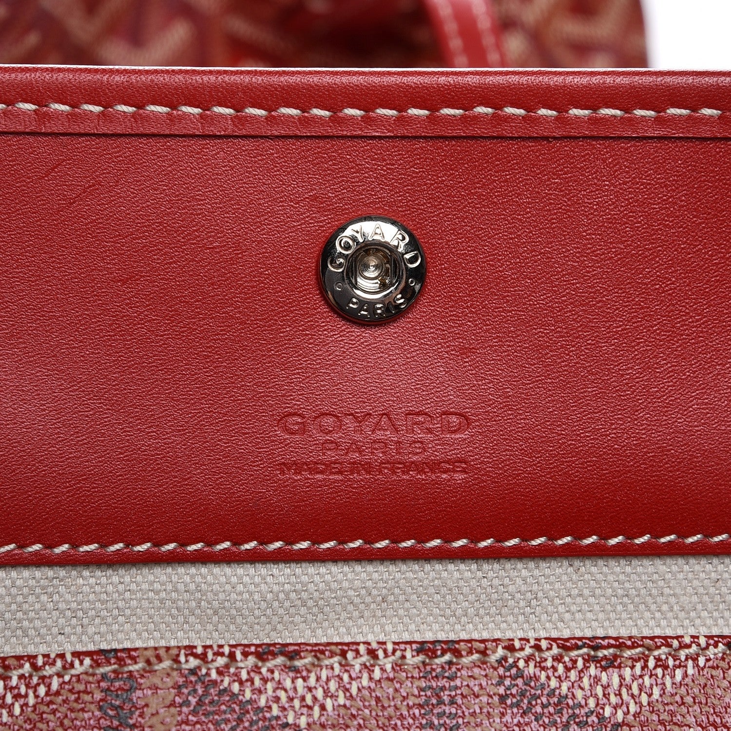 Goyard Goyardine Saint Louis GM Red 8 of 9