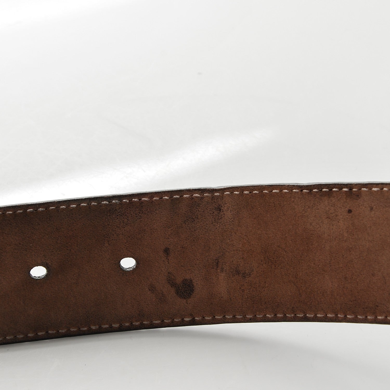 Gucci Guccissima Signature Interlocking G 40mm Belt 85 34 Black 6 of 6