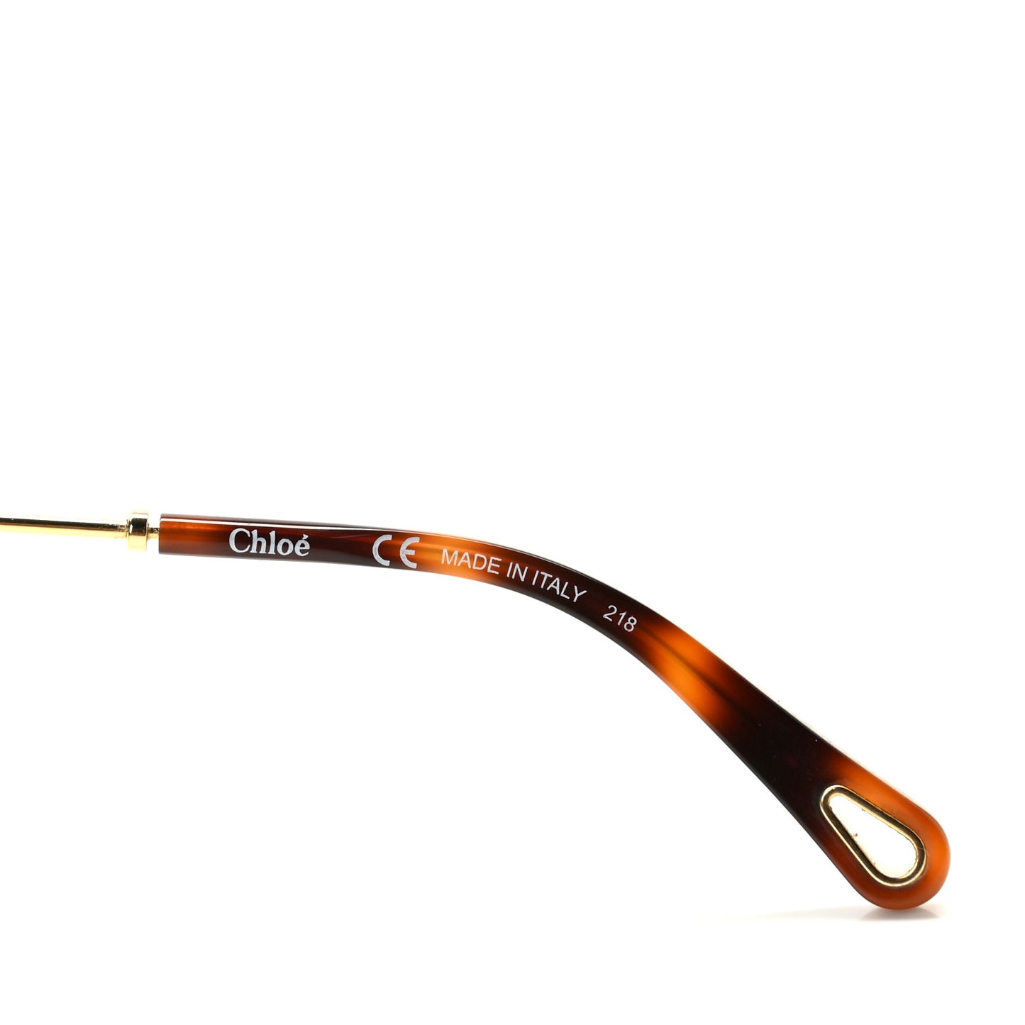 Poppy Cutout Square Sunglasses CE133S Havana Brown