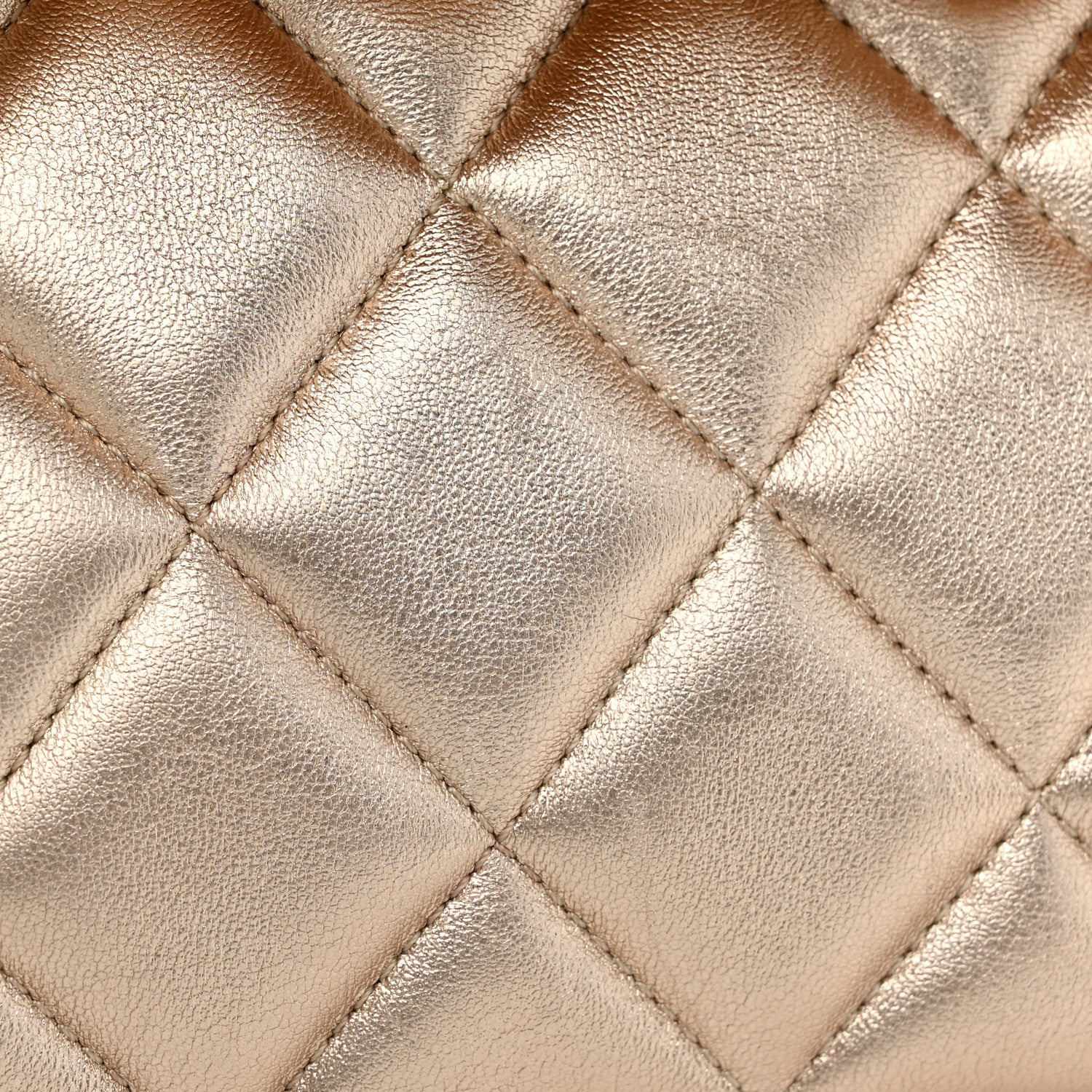 Chanel Metallic Lambskin Quilted Small Trendy CC Flap Dual Handle Bag Gold 12 of 12