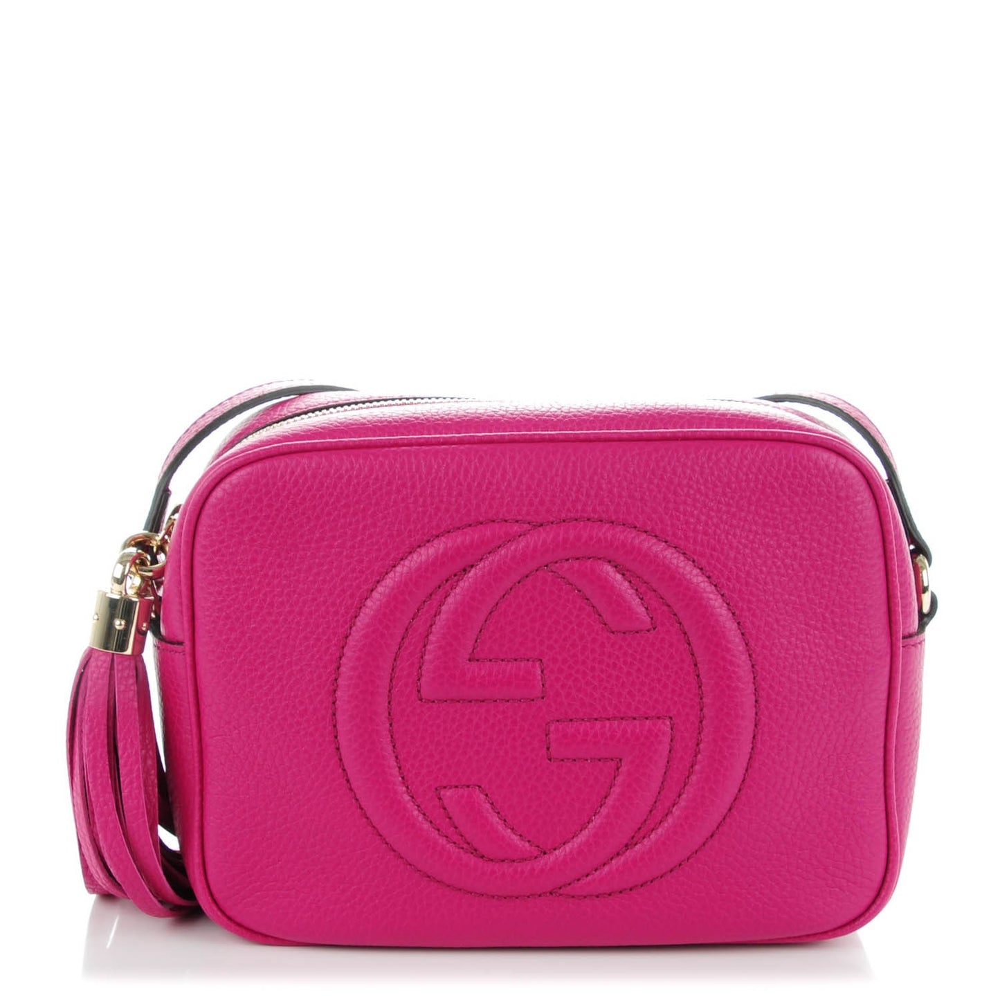 Cellarius Calfskin Small Soho Disco Bag Bright Bouganville
