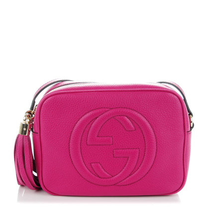 Gucci Cellarius Calfskin Small Soho Disco Bag Bright Bouganville 1 of 7