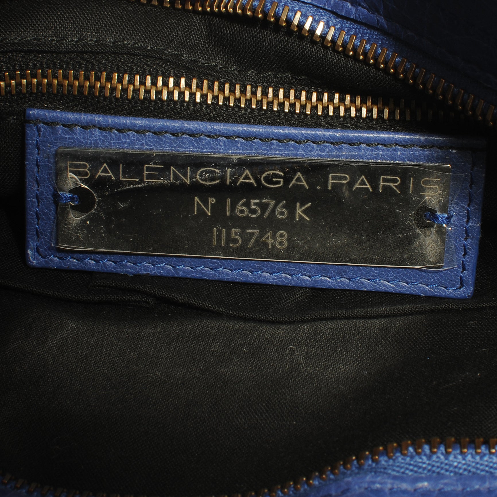 Balenciaga Agneau Classic Hardware City Bleut Bleu Glacier 6 of 7