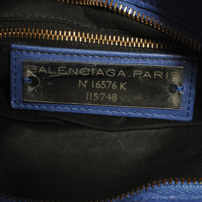 Balenciaga Agneau Classic Hardware City Bleut Bleu Glacier 6 of 7