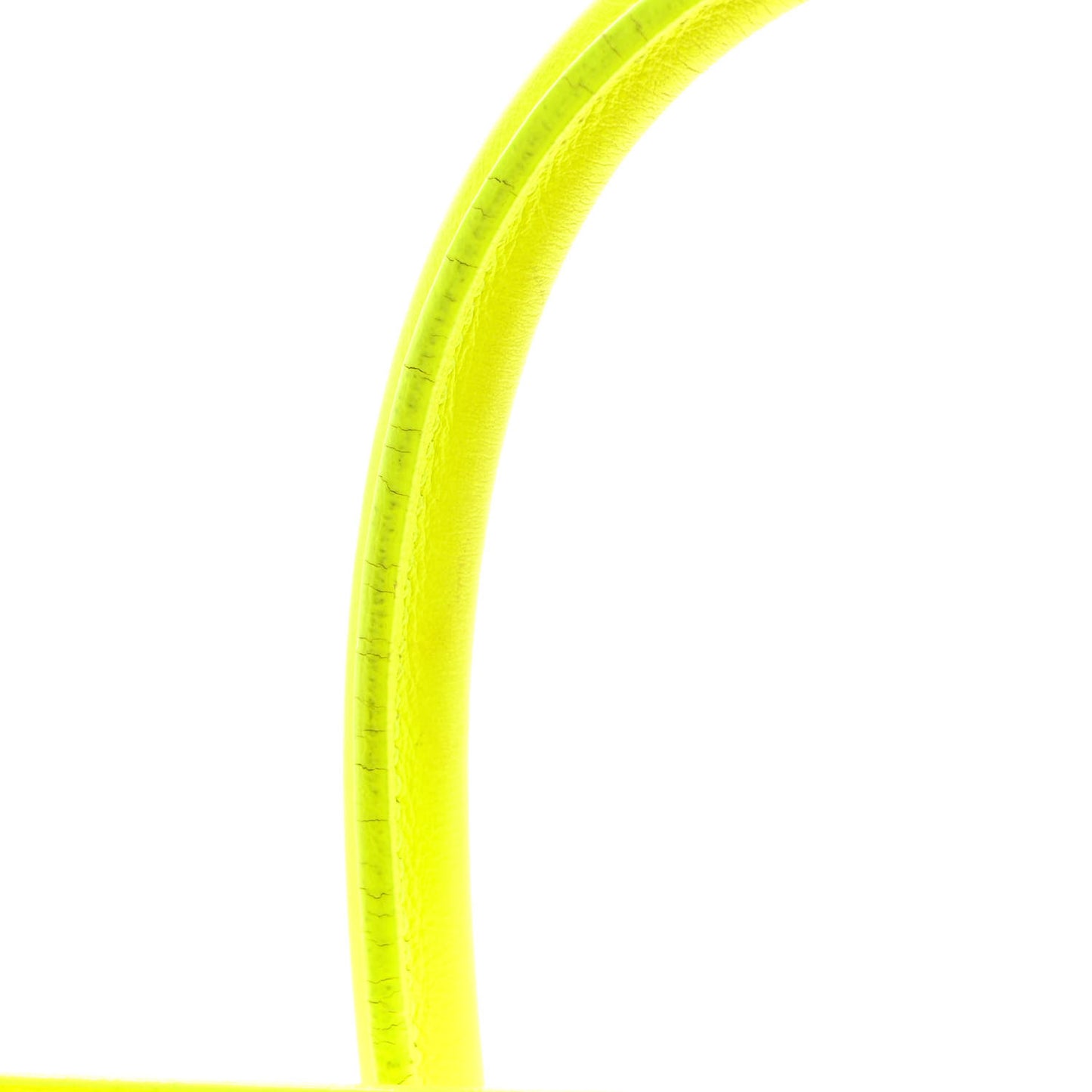 Calfskin Small Sac De Jour Bag Neon Yellow
