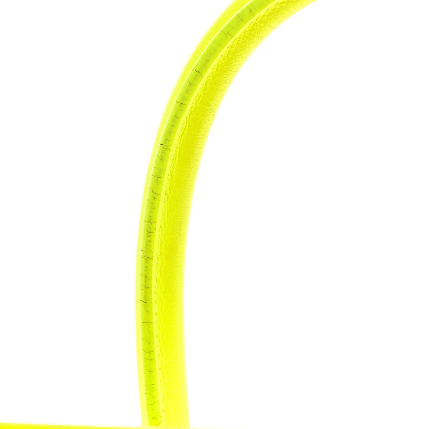 Saint Laurent Calfskin Small Sac De Jour Bag Neon Yellow 22 of 25