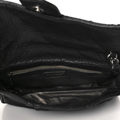 Chanel Distressed Lambskin Lady Braid Flap Black 5 of 9
